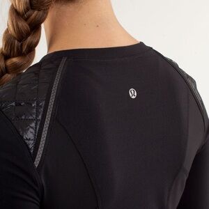 Lululemon Ice Queen Black Running Shirt